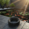Heavy Duty 10mm Black Braided Reinforced Pond Airline