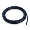 10mm black braided reinforced roll close up