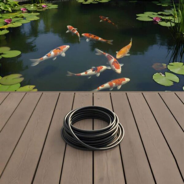 4mm black PVC airline tubing.
