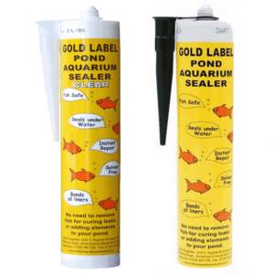 Gold Label Underwater Black & Clear Pond & Aquarium Sealer 290ml