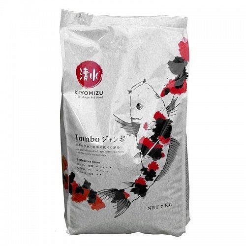 Kiyomizu Jumbo 7kg bag, the 8mm diet for large Koi (60cm+) focusing on maintenance and longevity.