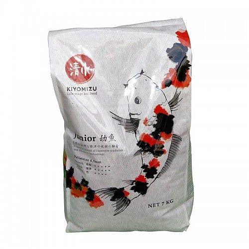 Kiyomizu Junior 7kg bag, the specialized 4.5mm growth formula for young Koi up to 35cm.