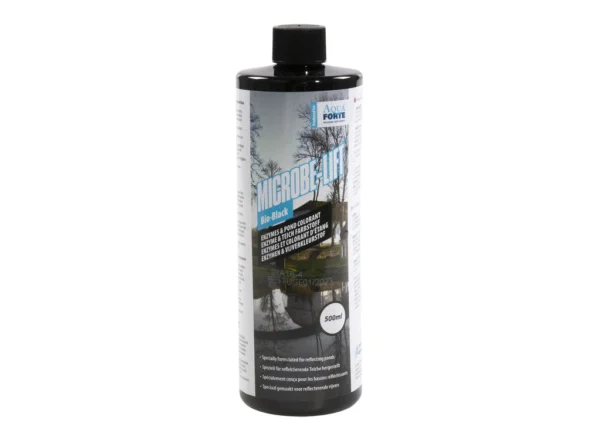 microbe-lift-bio-black.webp Microbe Lift Bio Blue Black Enzyme Pond Colourant 500ml