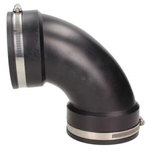 Flexible Rubber Pipe Fitting 90° Degree Bend