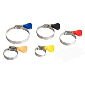 KOCKNEY KOI ,KOI & POND FLEXI HOSE PIPE CLIPS JUBILEE CLIPS
