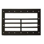 Wide Mouth Black Standard Skimmer Front Plate Grid
