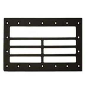 standard-black-widemouth-pond-skimmer-front-plate-grid.webp Wide Mouth Black Standard Skimmer Front Plate Grid