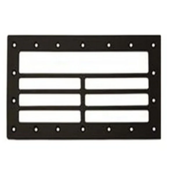 Wide Mouth Black Standard Skimmer Front Plate Grid