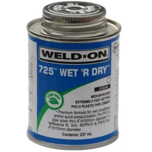 wet-r-dry.webp Weld On 725 Wet R Dry Solvent Weld Glue