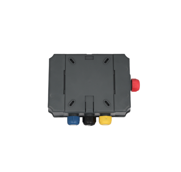 kockney koi 3 way weatherproof electric switch box back view