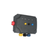 kockney koi 3 way weatherproof electric switch box side view