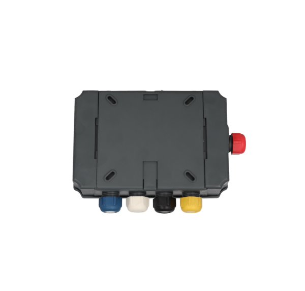 kockney koi 4 way weatherproof electric switch box back view